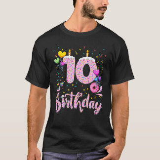 10. Geburtstagsgeschenk für Mädchen 10 Jahre alter T-Shirt