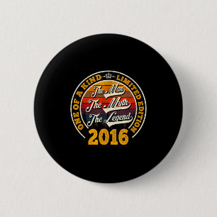 10. Geburtstagsgeschenk Mann Mythos Legende 2016 1 Button