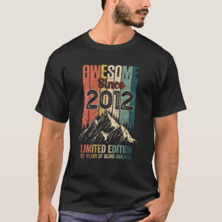 10 Geburtstagsgeschenke Phantastisch seit 2012 Lim T-Shirt
