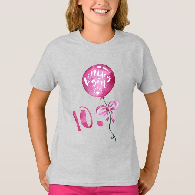 10. Geburtstagskarl, JubiläumsGirls-Geschenke T-Shirt (Vorderseite)