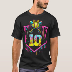 10. Geburtstagsmädchen Eiscreme Softll Drip Coquet T-Shirt