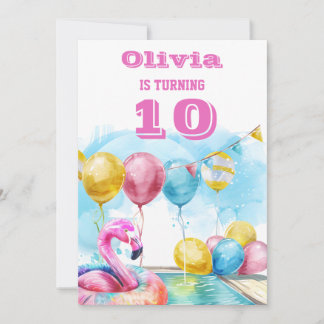 10. Geburtstagsparty Einladung