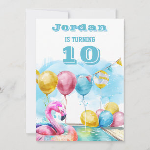 10. Geburtstagsparty Einladung