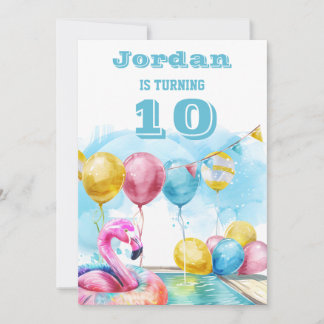 10. Geburtstagsparty Einladung