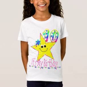 10. Geburtstagsparty Shirt Stars