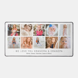 10 Großkinder Foto Collage Personalisiertes Gesche Schreibtischunterlage
