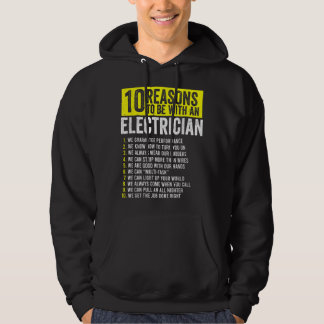 10 Gründe für den Verbleib eines Elektrons Hoodie