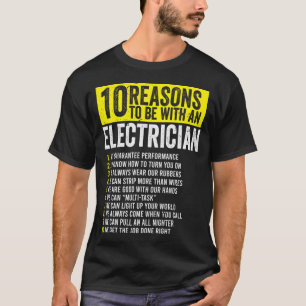 10 Gründe für den Verbleib eines Elektrons T-Shirt