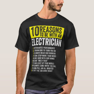 10 Gründe für den Verbleib eines Elektrons T-Shirt