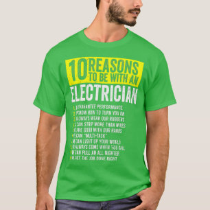 10 Gründe für den Verbleib eines Elektrons T-Shirt