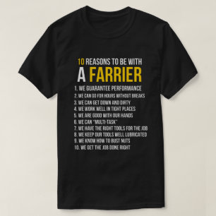 10 Gründe für den Verbleib eines Landwirts T-Shirt