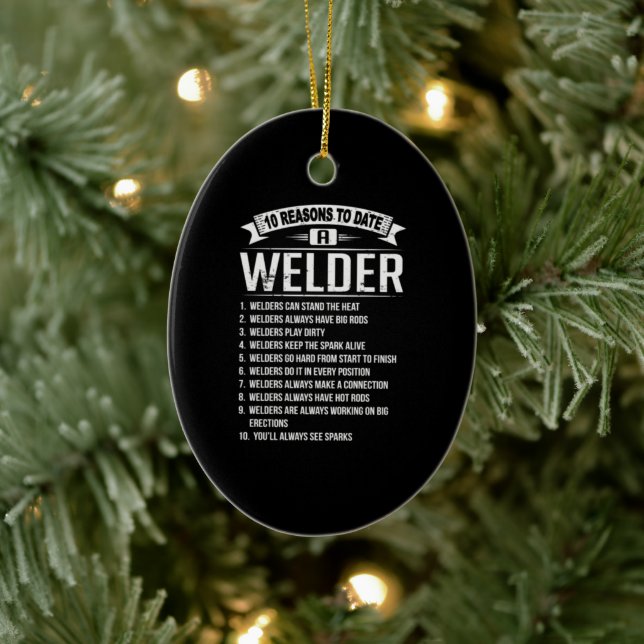 10 Gründe für die Bewertung eines Schweißers Keramik Ornament (Baum)