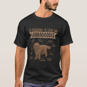 10 Gründe für die Liebe Labradoodle Best Dog Owner T-Shirt