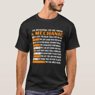10 Gründe, um mit einem Maschinenbau-Ingenieur-Mec T-Shirt