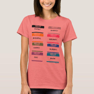 10 Hallo mein Name ist Stickers Colors T Shirts