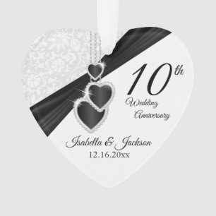10. Hochzeit-Jubiläum Keepake Design Ornament