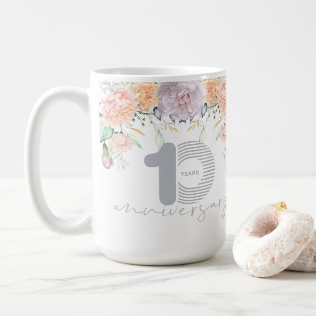 10. Hochzeitsfeier Kaffeetasse (Mit Donut)