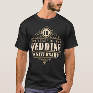 10. Hochzeitstag (Ehemann) T-Shirt