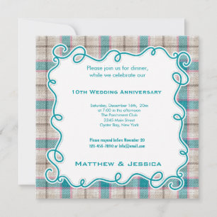10. Hochzeitstag Einladung