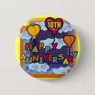 10. Hochzeitstag-Geschenke Button