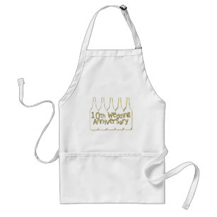 10. Hochzeitstag-Geschenke Schürze