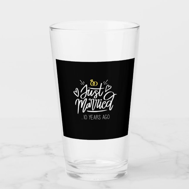 10. Hochzeitstag Glas (Vorderseite)