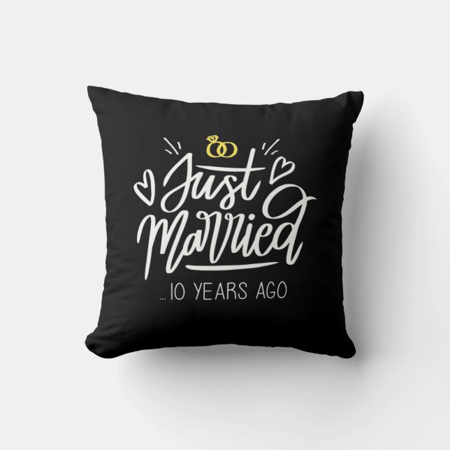  | 10. Hochzeitstag Kissen (Vorderseite)