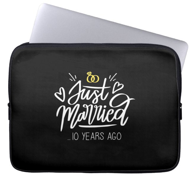  | 10. Hochzeitstag Laptopschutzhülle (Vorderseite)