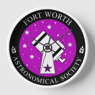 10" Holzuhr mit Holzrahmen Uhr