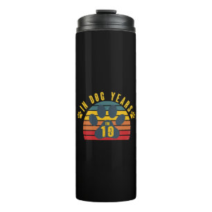 10 in Hundejahren  Thermosbecher