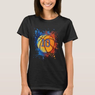 10 Jahre alt 10. Geburtstag Basketball Geschenk fü T-Shirt