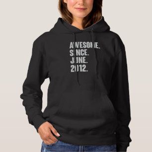 10 Jahre alt 10. Geburtstag Phantastisch seit Juni Hoodie