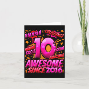 10 Jahre alt für Jungen 10. Geburtstag Junge 10 Ja Karte