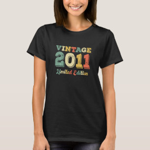 10 Jahre alt Geboren im Jahr 2011 10. Geburtstag T-Shirt