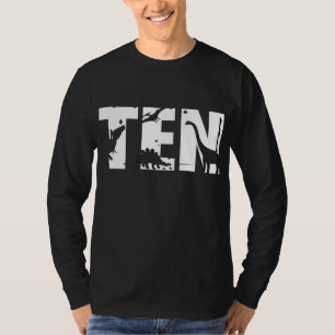 10 Jahre alt Geburtstag Junge Dinosaurier T Rex Ge T-Shirt