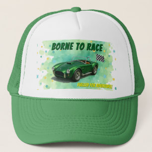 10 Jahre alt Geburtstagsparty Green Racing Car Truckerkappe