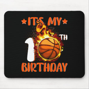 10 Jahre alt ist mein 10. Geburtstag Basketball Mousepad
