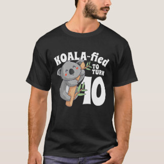 10 Jahre alt Koala Geburtstag Koalafied Girl 10. G T-Shirt