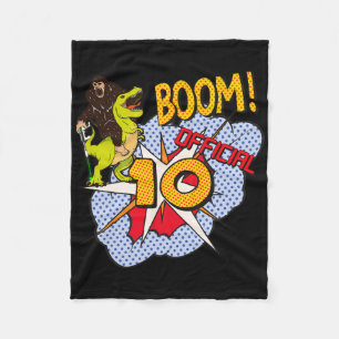 10 Jahre alt Laser-Tag Game Gamer Geschenk Laserta Fleecedecke