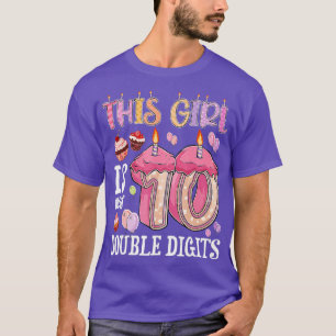10 Jahre alt Mädchen Geschenke Ideen 10. Geburtsta T-Shirt