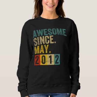 10 Jahre alt Phantastisch seit Mai 2012 10. Geburt Sweatshirt