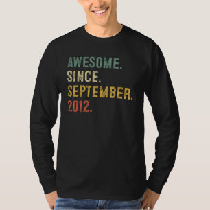 10 Jahre alt Phantastisch seit September 2012 10. T-Shirt