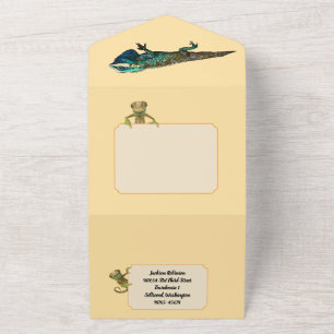 10 Jahre alt Reptile Park Geburtstag All In One Einladung