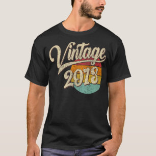 10 Jahre alt Vintag 2013 10. Geburtstag T-Shirt