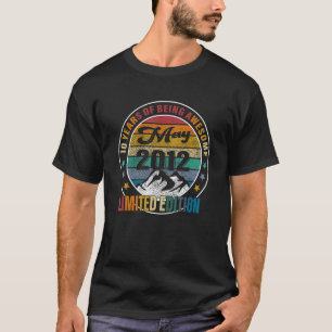 10 Jahre alt Vintag Mai 2012 10. Geburtstag T-Shirt