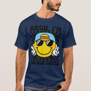 10 Jahre alte Geburtstags-Bruh Ich bin doppelte Zi T-Shirt