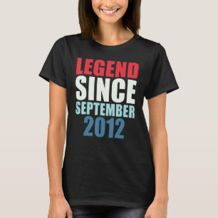 10 Jahre alte Legende seit September 2012 10. Bir T-Shirt