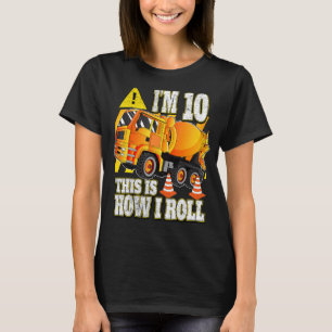 10 Jahre alter Betonmischwagen T-Shirt