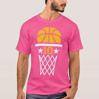 10 Jahre alter Junge 10. Geburtstag Basketball The T-Shirt