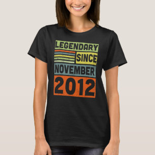 10 Jahre alter Legendär seit November 2012 10. T-Shirt